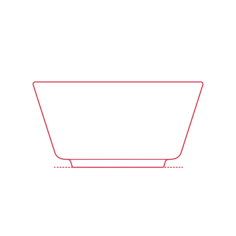 Objects Bowls Ikea Krustad Bowl 5.5 Inch Line Art Illustration Svg, Free Vectors File